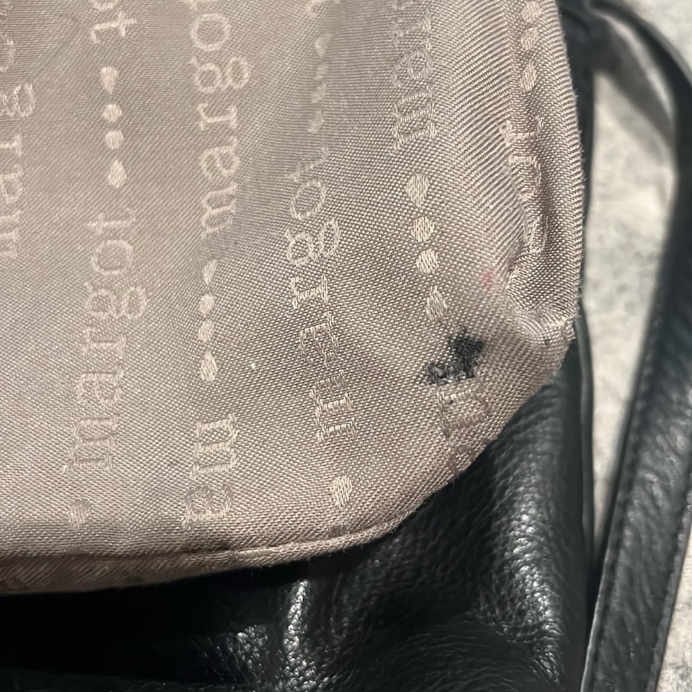 MARGOT NEW YORK Pebbled Leather Crossbody Handbag - Picture 11 of 11